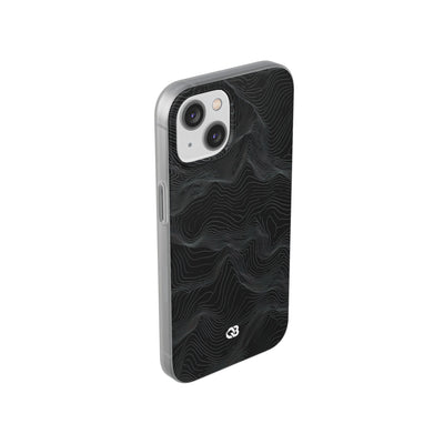 Obsidian Contour Elevation · Lite Phone Case for iPhone ·  Black
