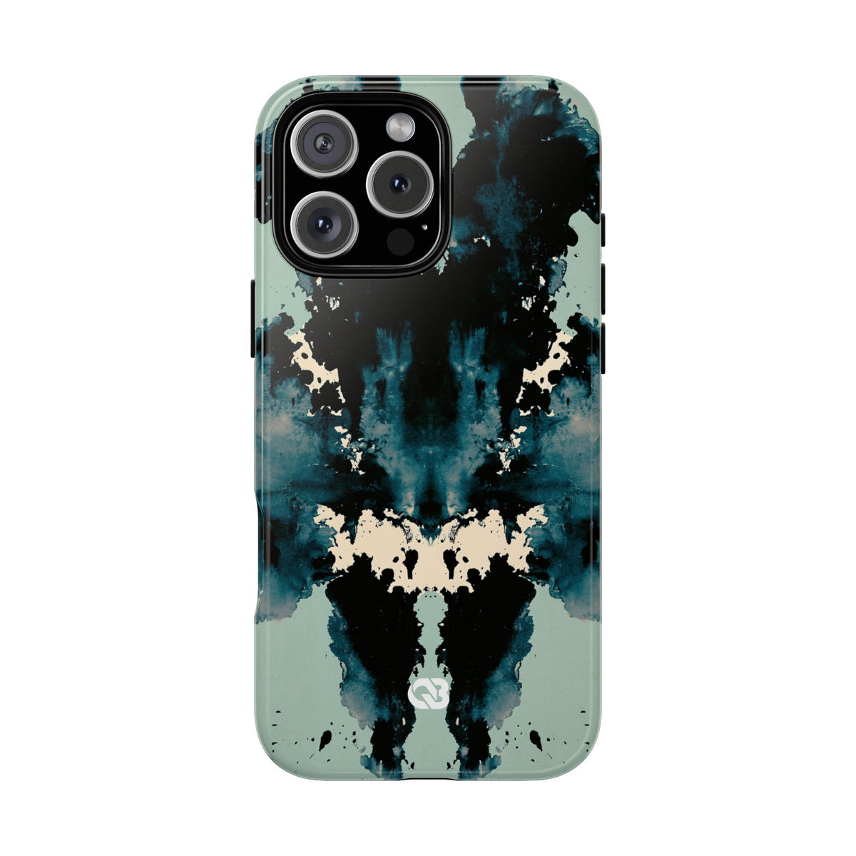 Rorschach Ink Void · Tough Phone Case for iPhone · Black