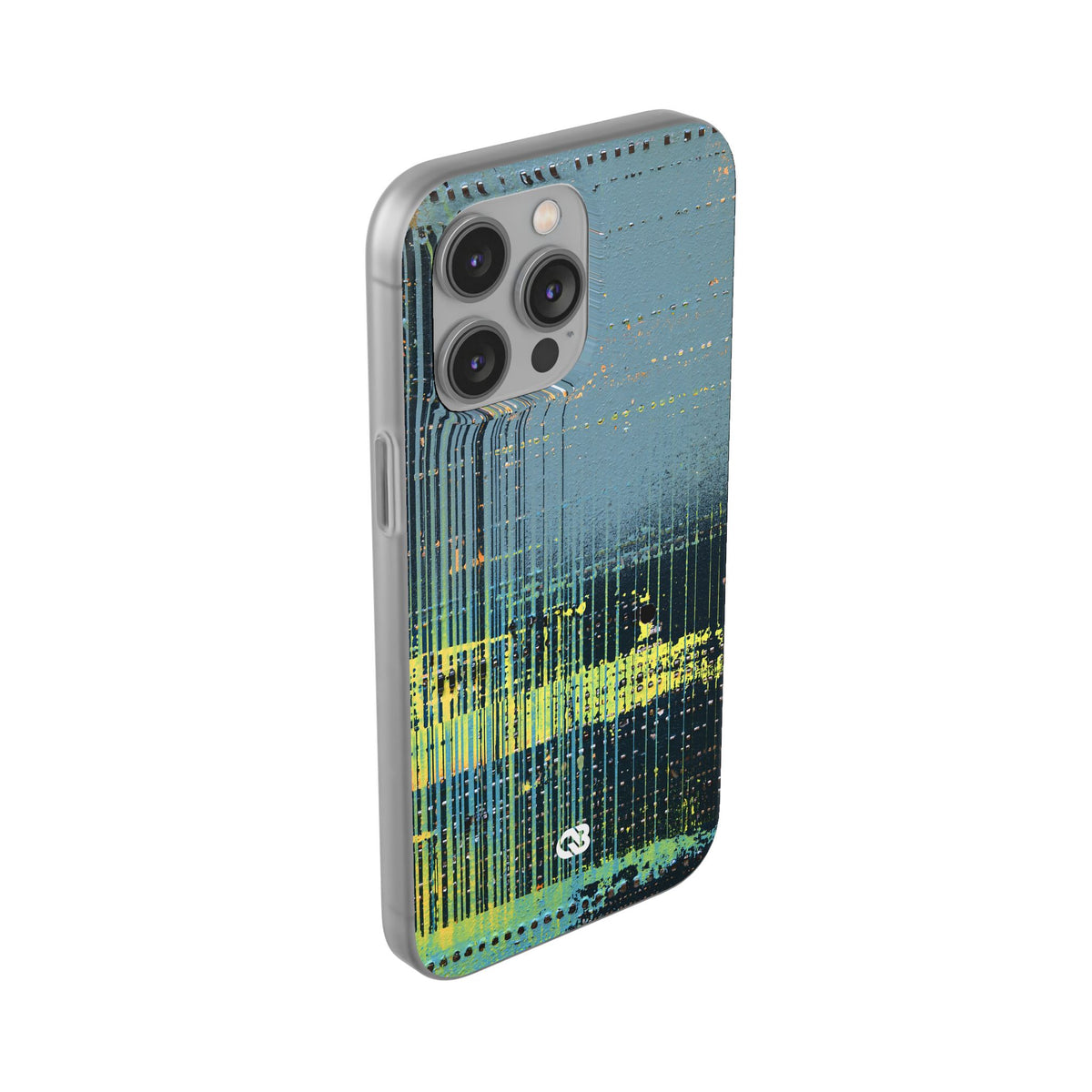 Acid Raster Circuit · Lite Phone Case for iPhone ·  Teal