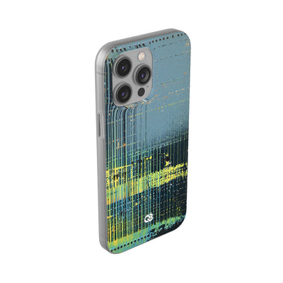 Acid Raster Circuit · Lite Phone Case for iPhone ·  Teal