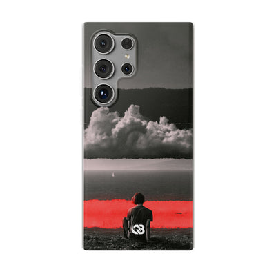 Crimson Horizon · Lite Phone Case for Samsung · Black