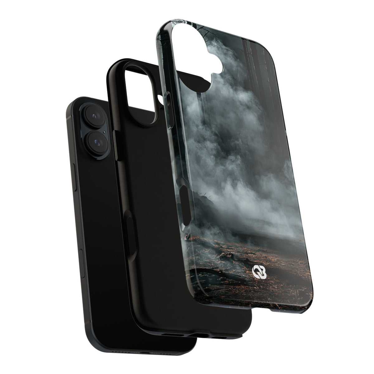 Shadowed Pine Mist · Tough Phone Case for iPhone · Black