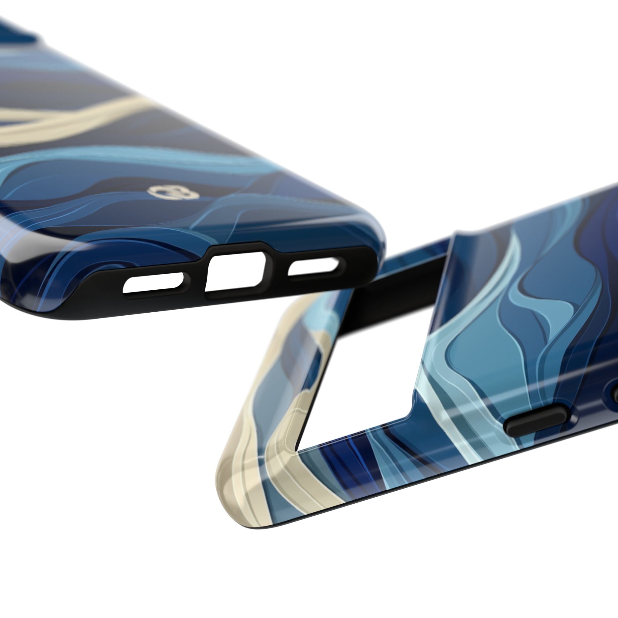 Cobalt Coast Layers · Tough Phone Case for Google Pixel