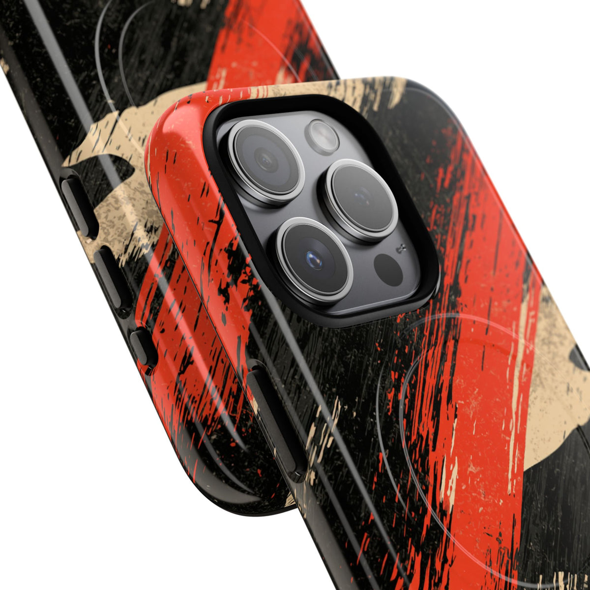 Urban Slash Camo · Tough 2.0 Magnetic Phone Case for iPhone · Black