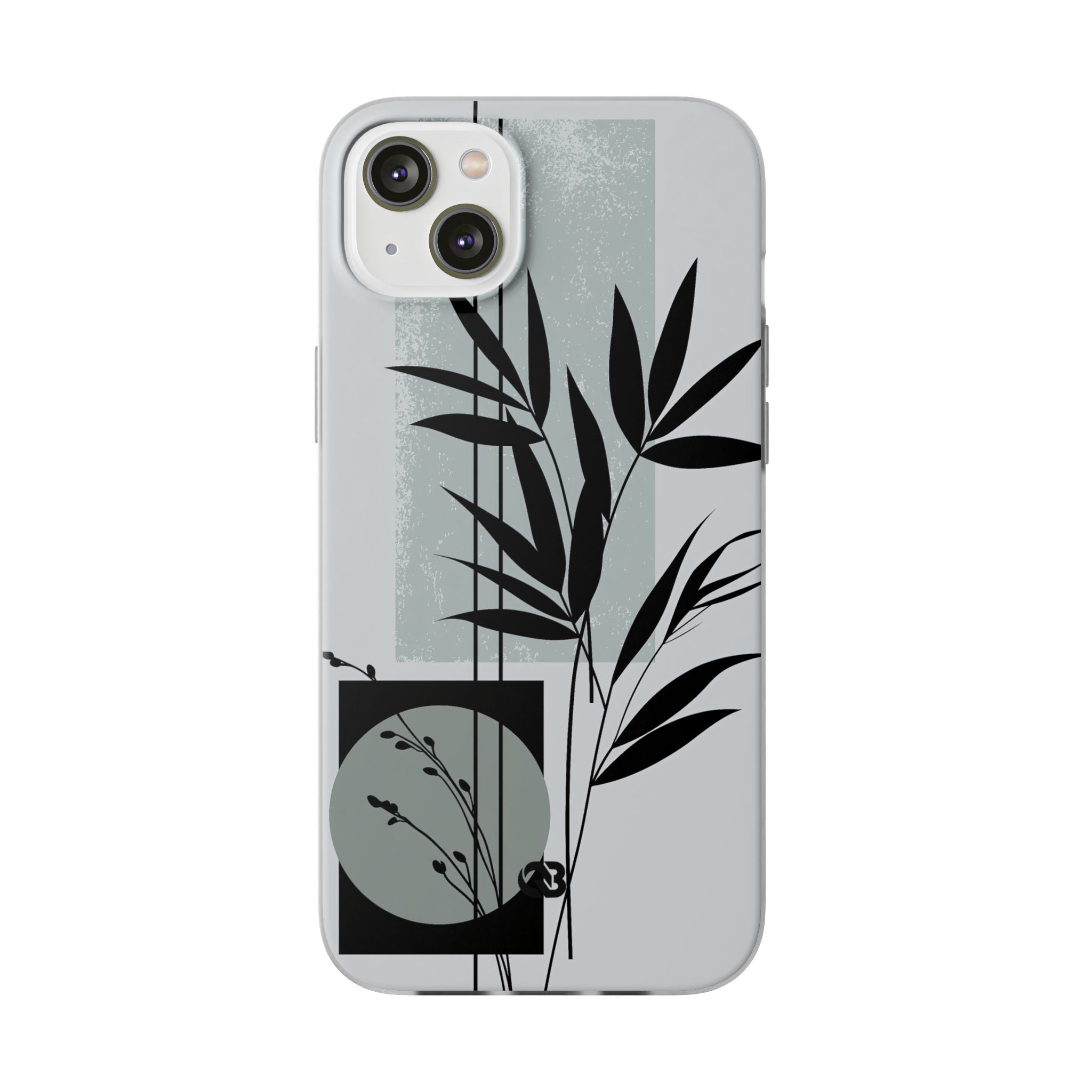 Grey Lite Phone Case for iPhone - Sage Bamboo Noir