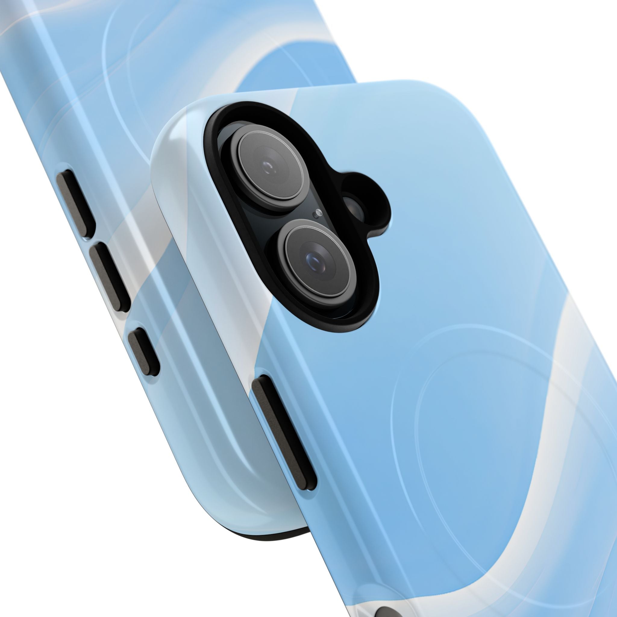 Blue Tough 2.0 Magsafe Phone Case for iPhone - Glacial Blue Silk