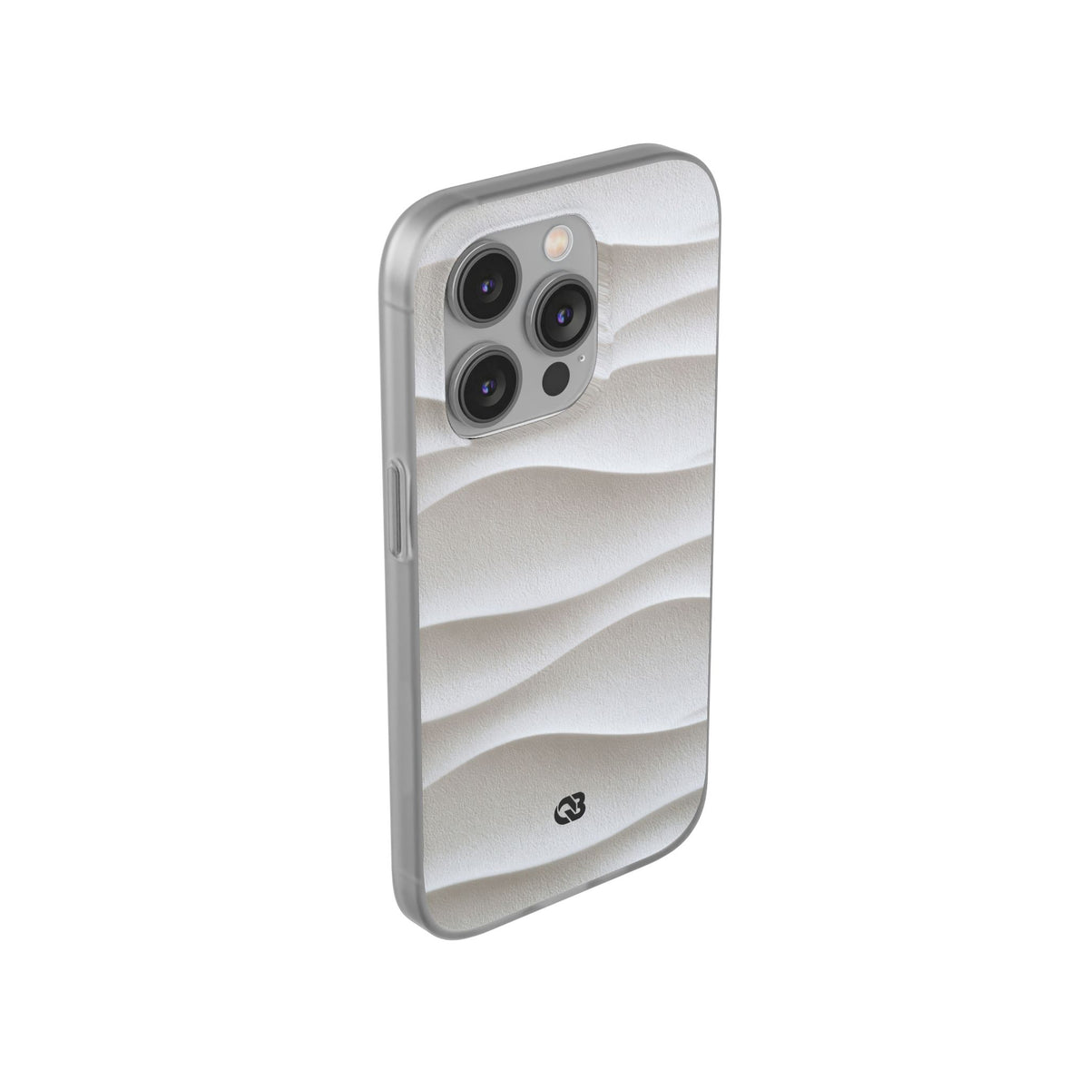 Sculpted Dune Relief · Lite Phone Case for iPhone ·  White