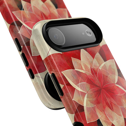 Crimson Bloom iPhone 17 Air Case - Tough+ - CASE•BOB