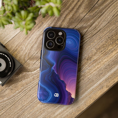 Radiant Strata · Tough Phone Case for iPhone · Blue