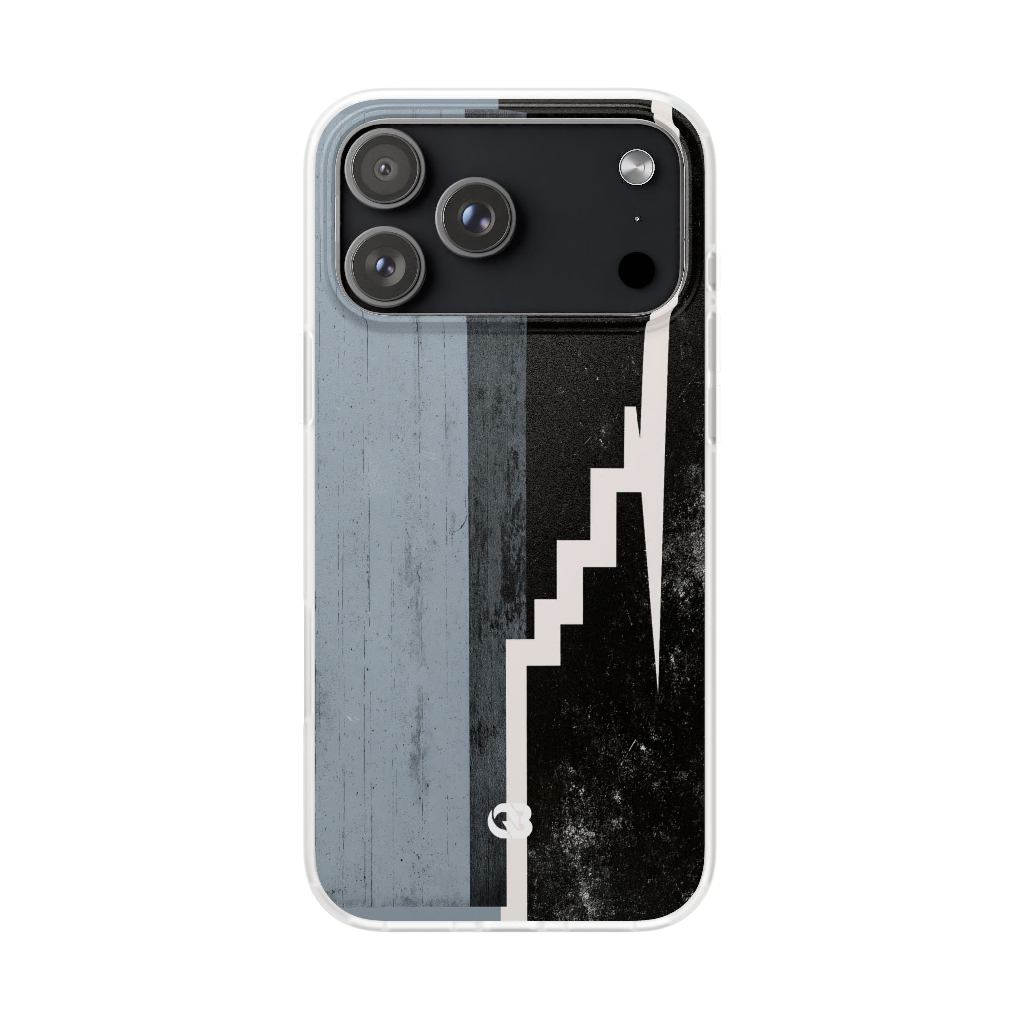 Grey Lite Phone Case for iPhone - Industrial Concrete Void