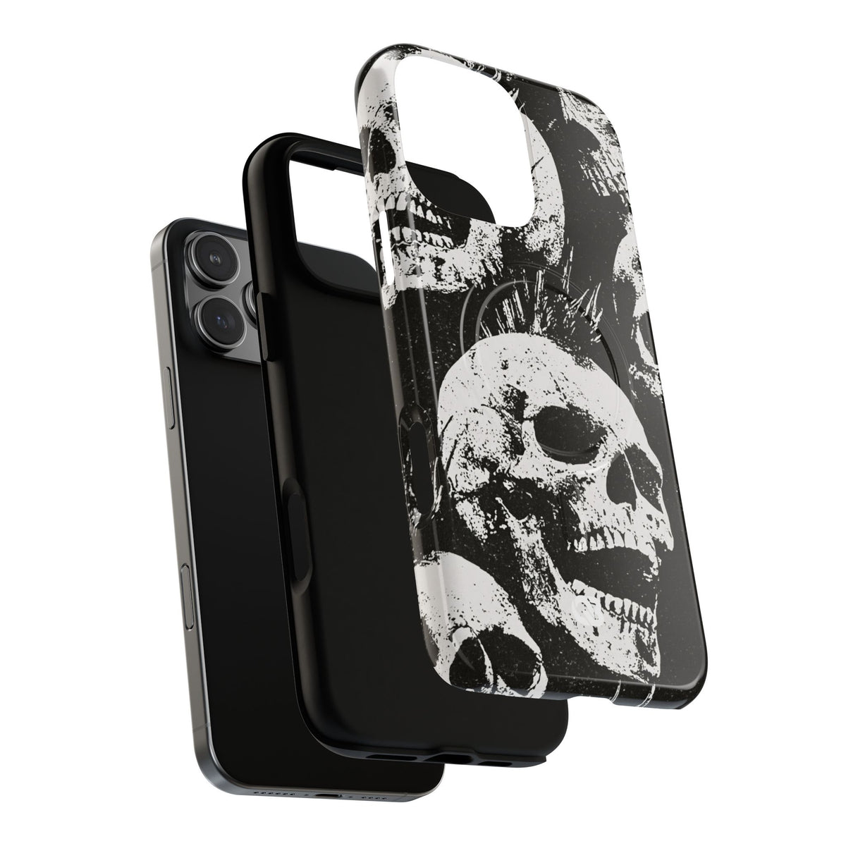 Punk Skull Riot · Tough 2.0 Magnetic Phone Case for iPhone · Black