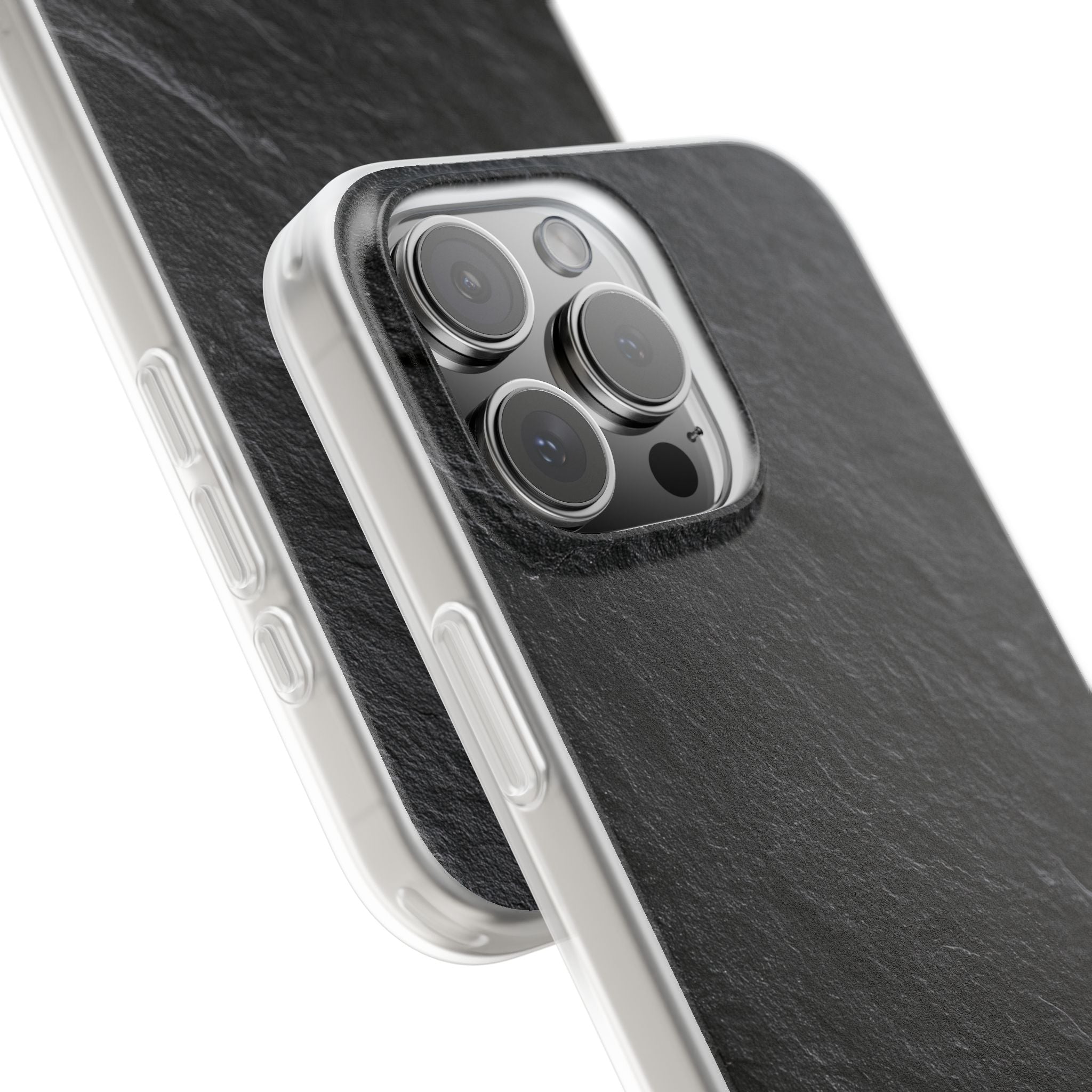 Black Lite Phone Case for iPhone - Raw Obsidian Slate
