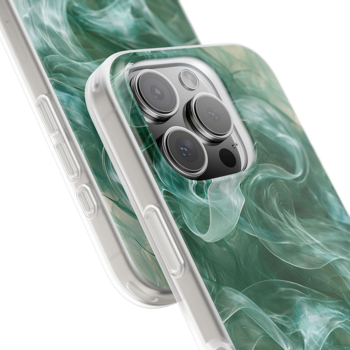 Translucent Aqua Flow · Lite Phone Case for iPhone ·  Teal