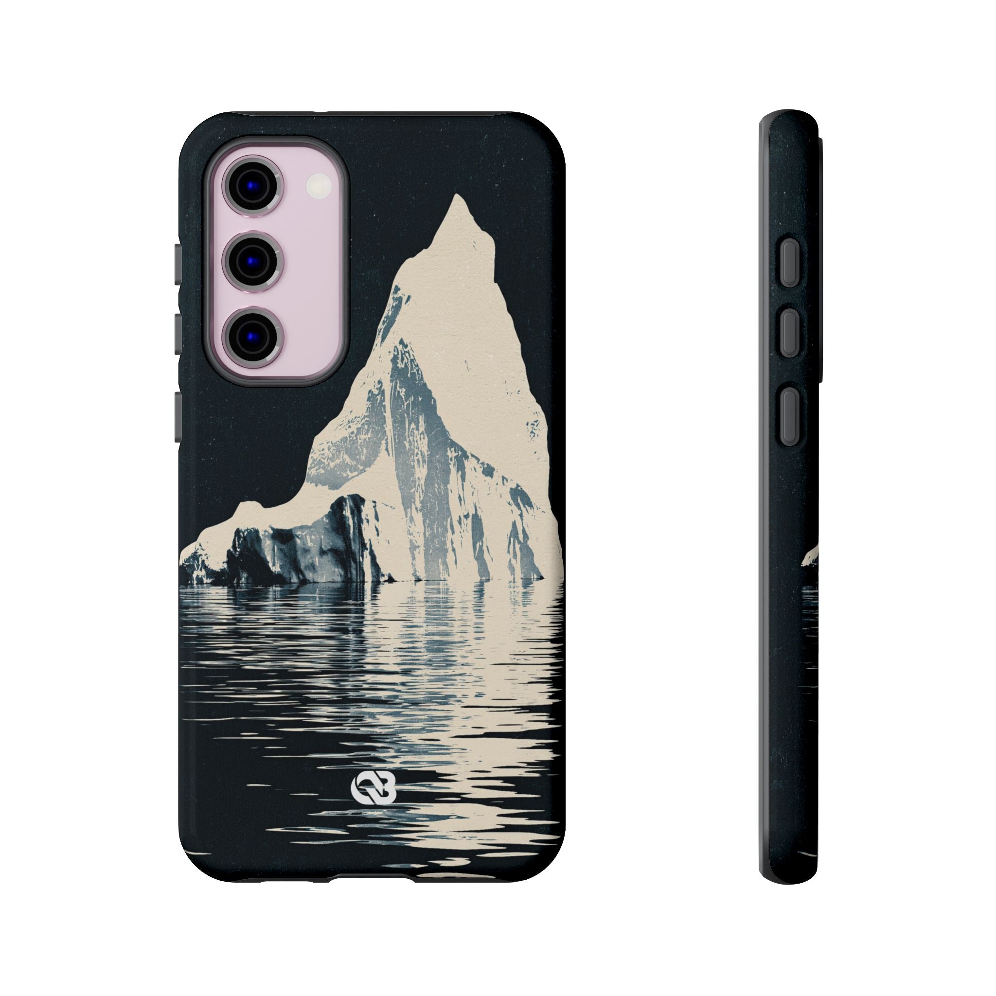 Blue Tough Phone Case for Samsung - Frozen Navy Monolith