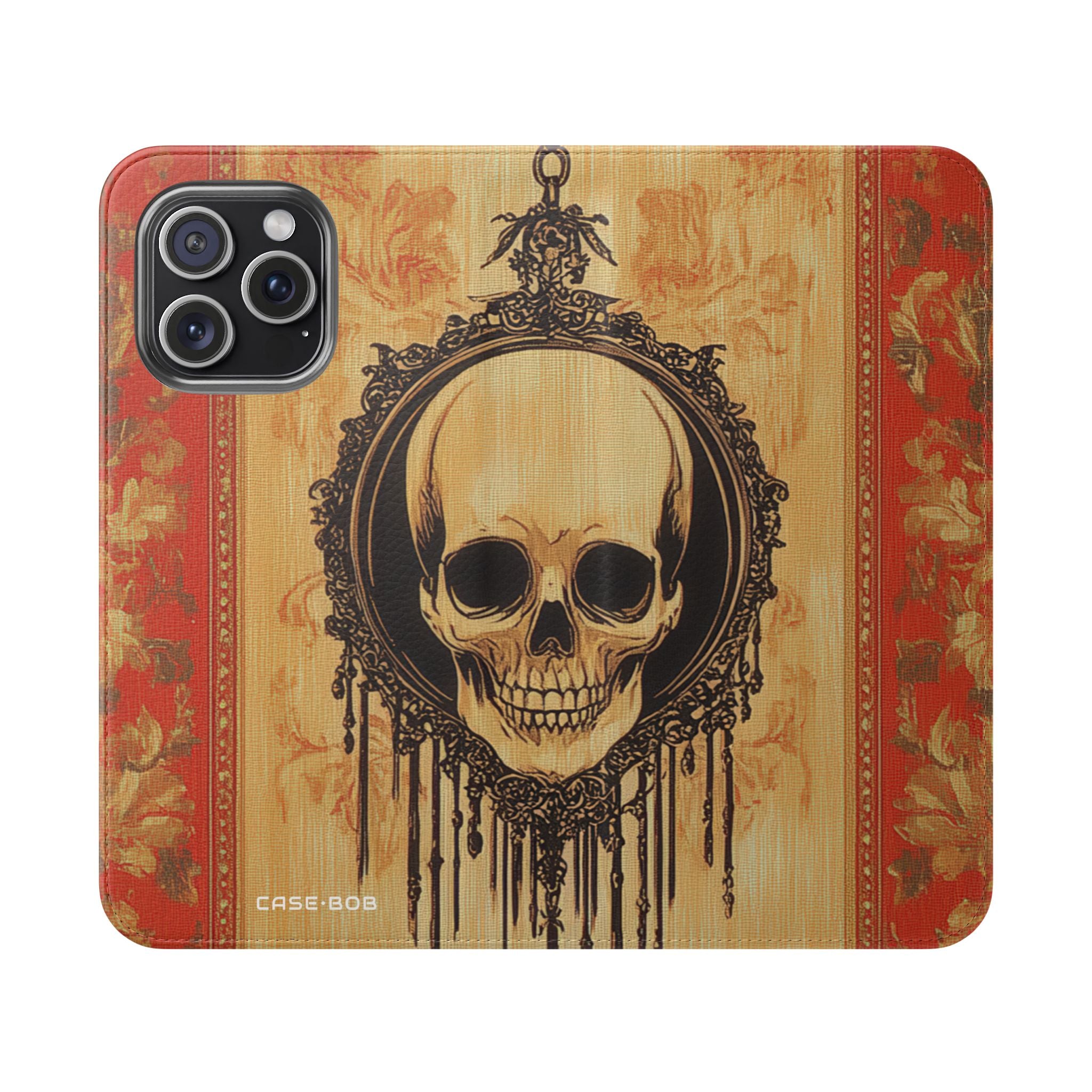Skull Eclipse - iPhone 15 Pro Max Case - Wallet