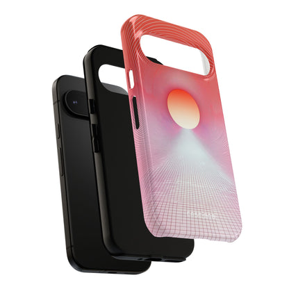 Orange Portal Google Pixel 9 Case - Tough