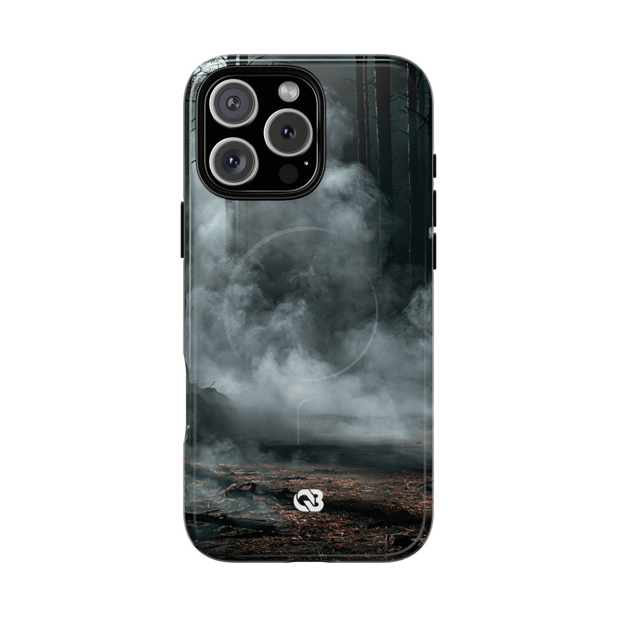 Shadowed Pine Mist · Tough 2.0 Magnetic Phone Case for iPhone · Black