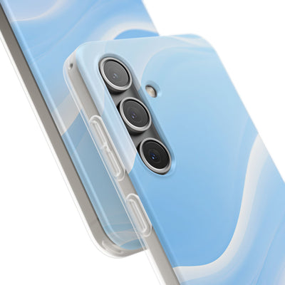 Blue Lite Phone Case for Samsung - Glacial Blue Silk