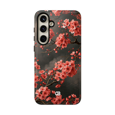 Dark Sakura Nocturne · Tough Phone Case for Samsung · Black