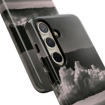 Crimson Horizon · Tough Phone Case for Samsung · Black