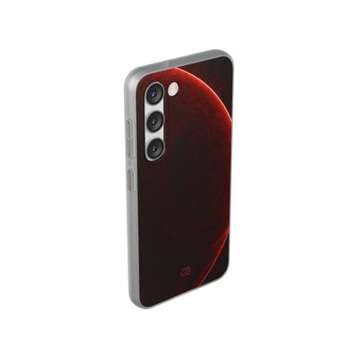 Red Lite Phone Case for Samsung - Crimson Flare Flux