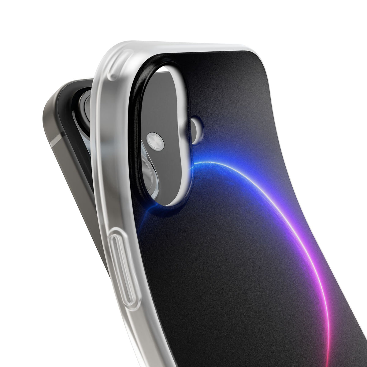 Luminous Eclipse · Lite Phone Case for iPhone ·  Black
