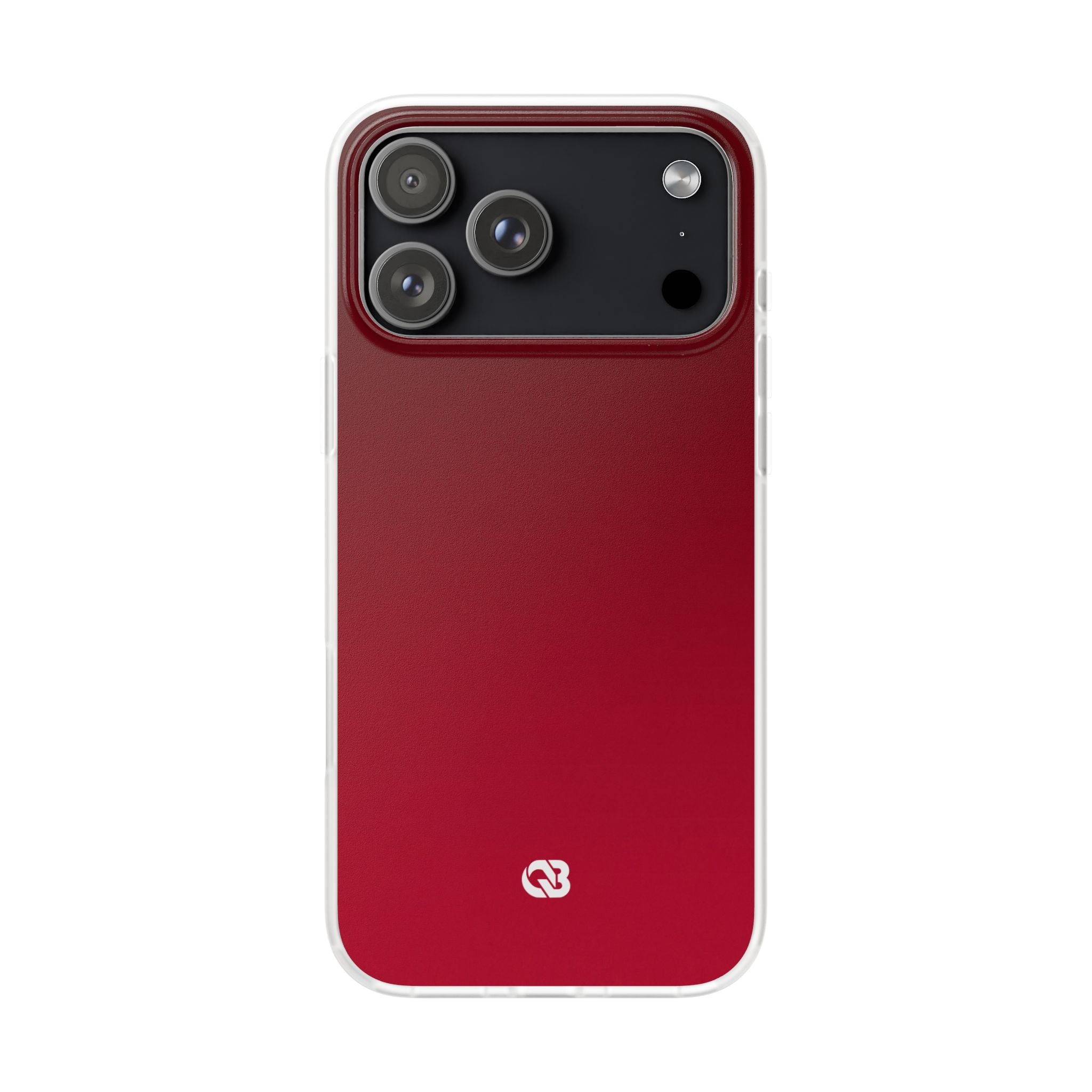 Red Lite Phone Case for iPhone - Crimson Velvet Fade