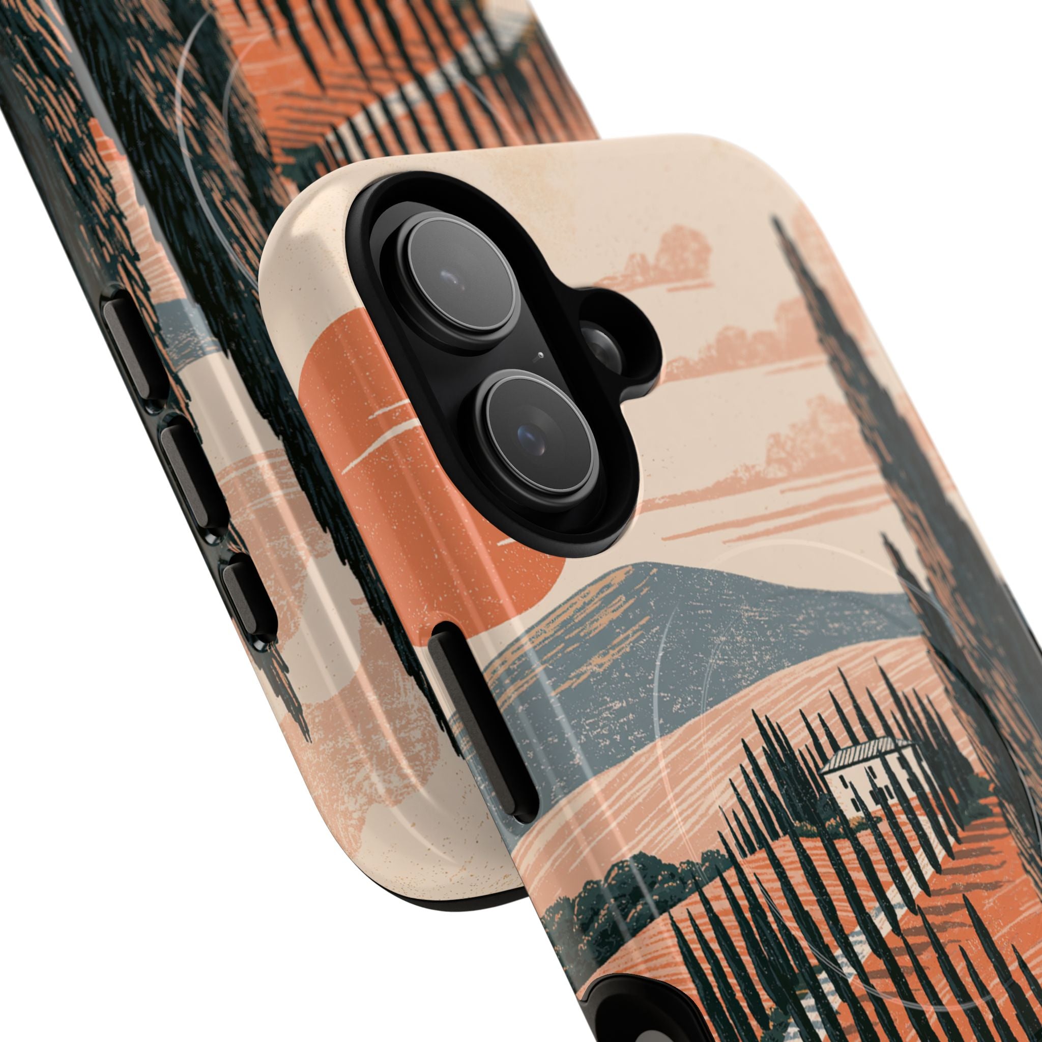 Orange Tough 2.0 Magsafe Phone Case for iPhone - Terracotta Ridge Trail