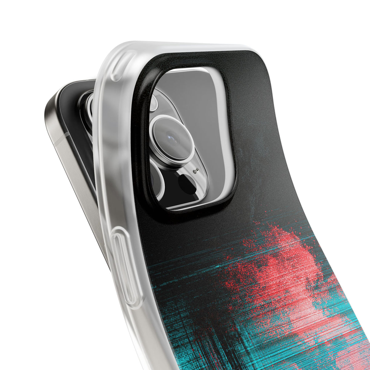 Digital Signal Drift · Lite Phone Case for iPhone ·  Black