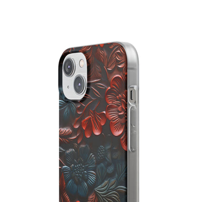 Carved Earth Bloom · Soft Phone Case for iPhone