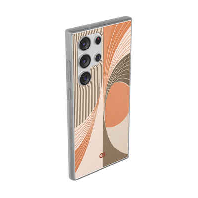 Orange Lite Phone Case for Samsung - Desert Arc Horizon