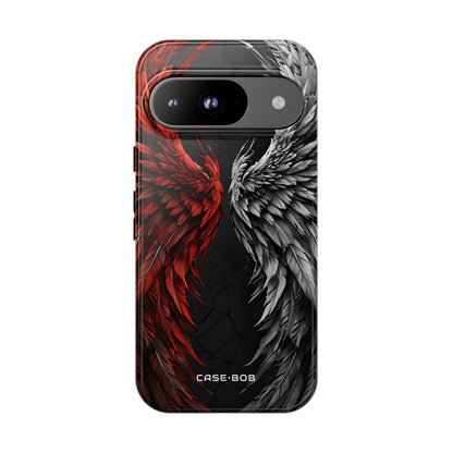 Crimson White Wings Google Pixel 9 Case - Tough