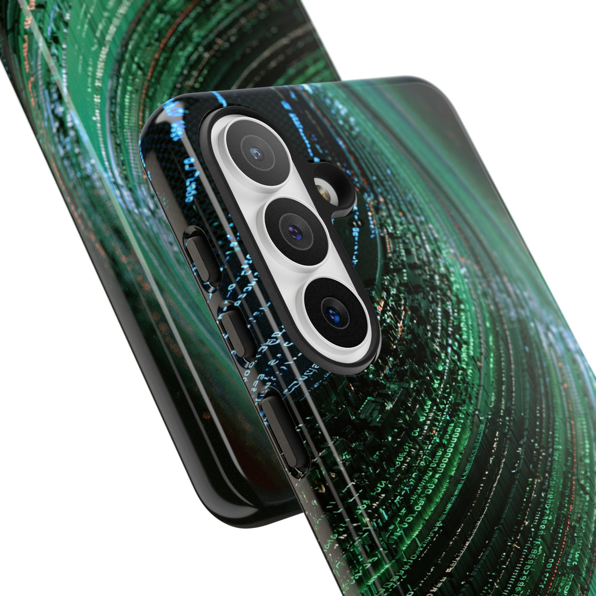 Orbital Data Stream · Tough Phone Case for Samsung · Green