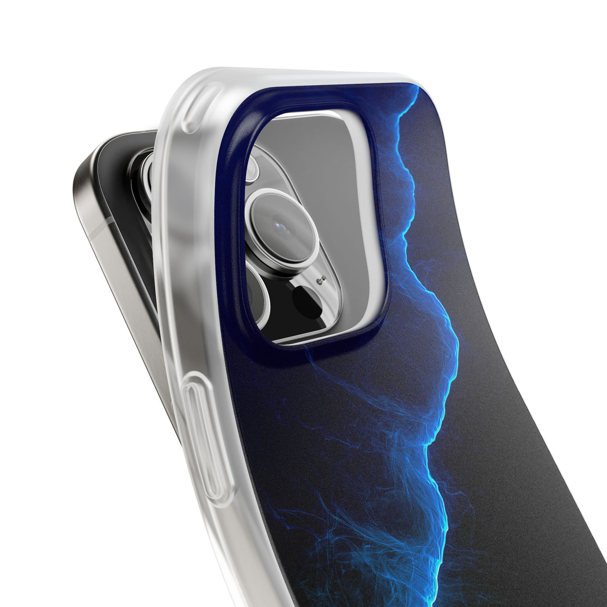 Electric Azure Drift · Lite Phone Case for iPhone ·  Blue