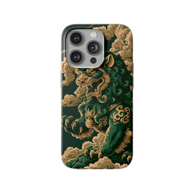 Imperial Guardian Lion · Lite Phone Case for iPhone ·  Green