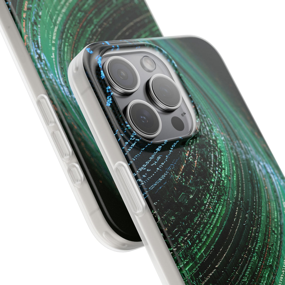 Orbital Data Stream · Lite Phone Case for iPhone ·  Green