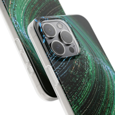 Orbital Data Stream · Lite Phone Case for iPhone ·  Green