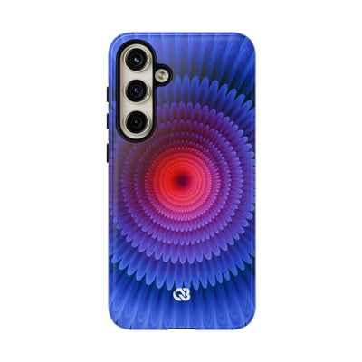 Radial Spectrum Bloom · Tough Phone Case for Samsung · Blue