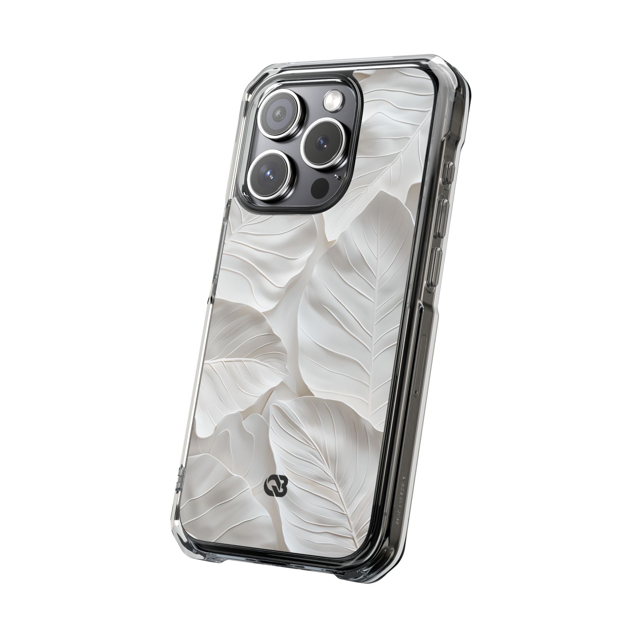 Sculpted Ivory Leaves · Impact Phone Case for iPhone · Magsafe