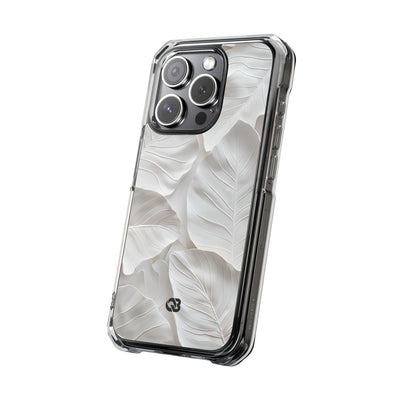 Sculpted Ivory Leaves · Impact Phone Case for iPhone · Magsafe