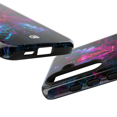 Neural Circuit Core · Tough Phone Case for Samsung · Black