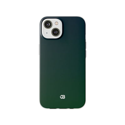 Green Lite Phone Case for iPhone - Midnight Pine Horizon