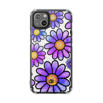 Violet Grunge Bloom · Impact Phone Case for iPhone · Magsafe