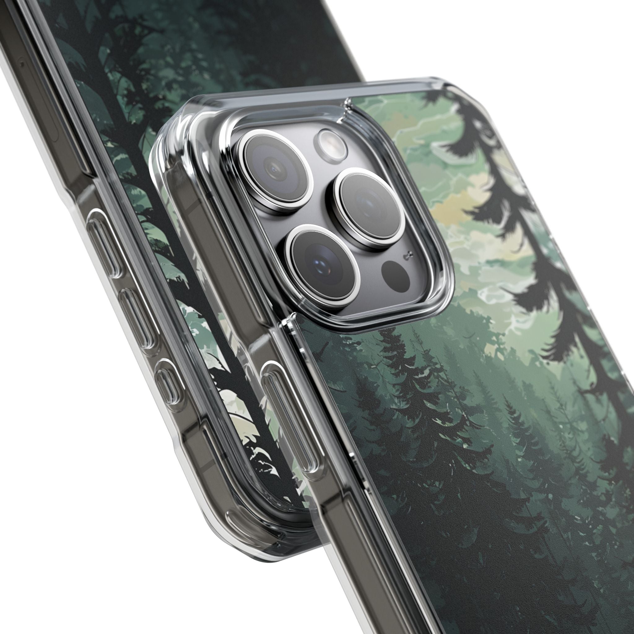 Misty Pine Shadow · Impact Phone Case for iPhone · Magsafe