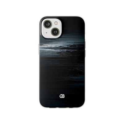 Black Lite Phone Case for iPhone - Frozen Signal Glitch