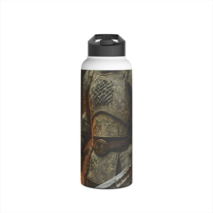 Horned Warrior Flame - Stainless Steel Water Bottle