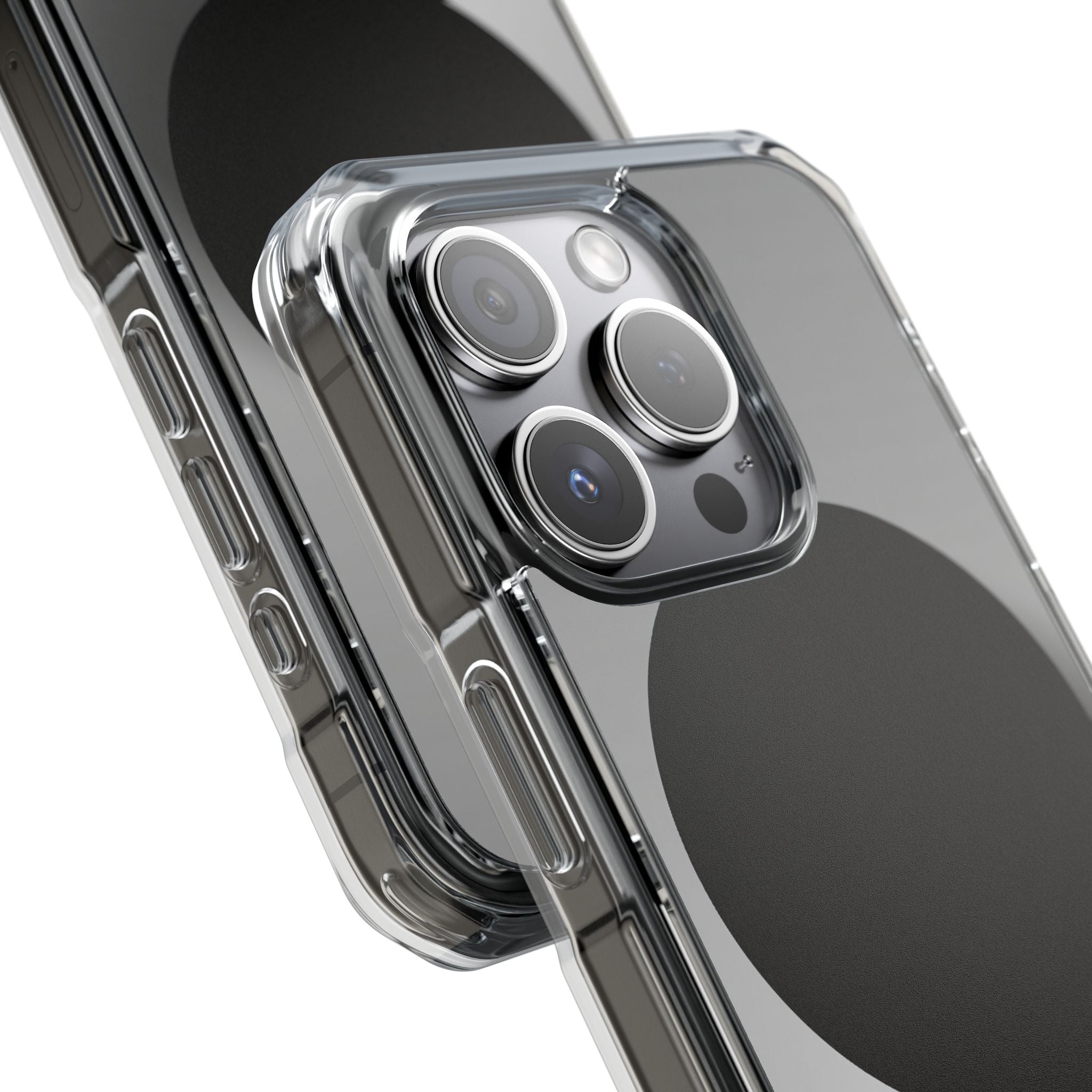Grey Impact MagSafe Phone Case for iPhone - Matte Onyx Sphere