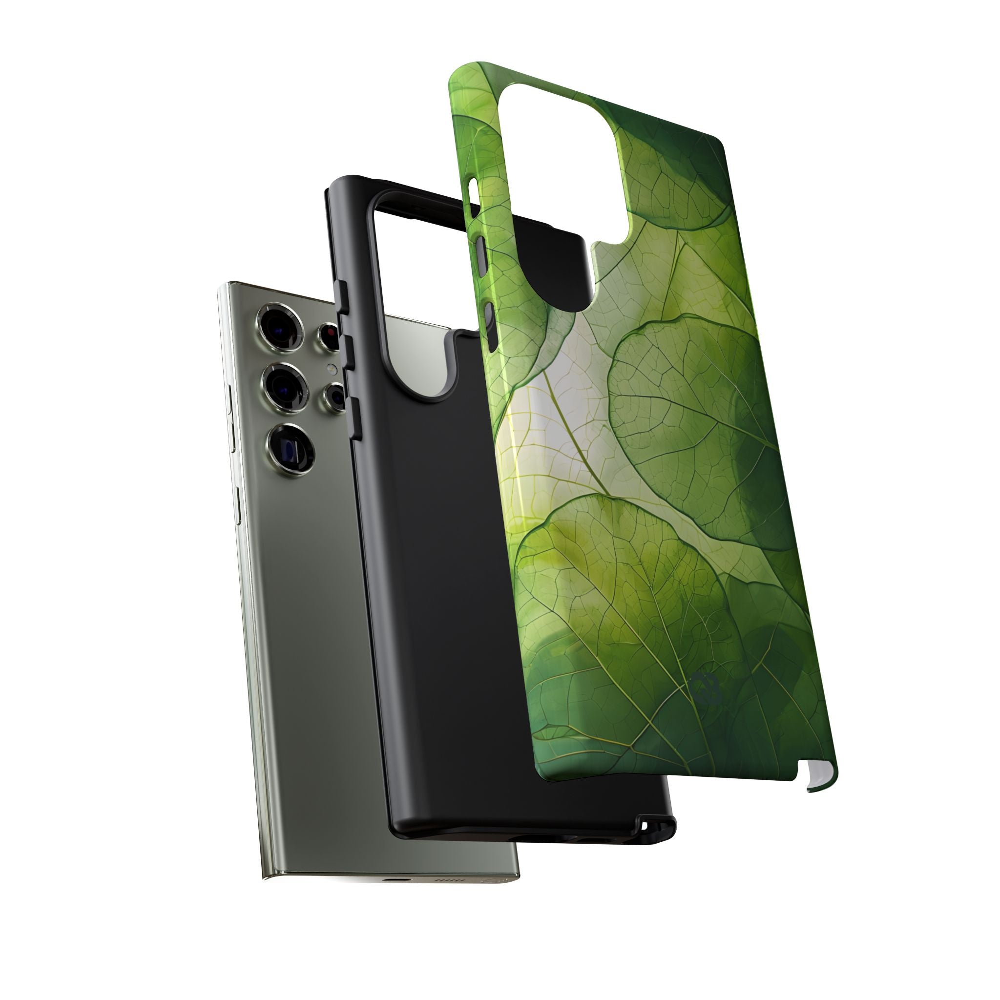 Emerald Leaf Veins · Tough Phone Case for Samsung