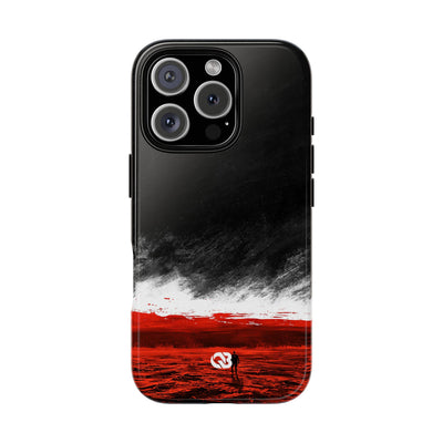 Crimson Void · Tough Phone Case for iPhone · Black