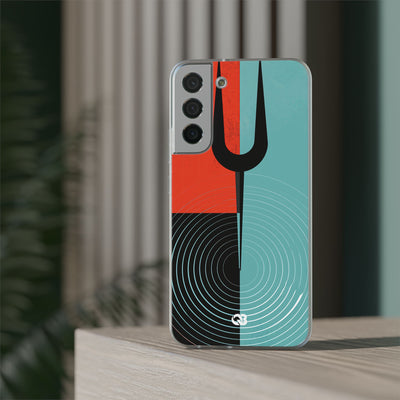 Teal Lite Phone Case for Samsung - Sonic Static Split